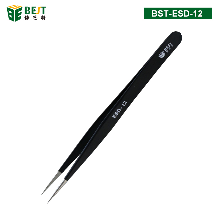 BST-ESD-12 優(yōu)質(zhì)鋼化高級防靜電鑷子