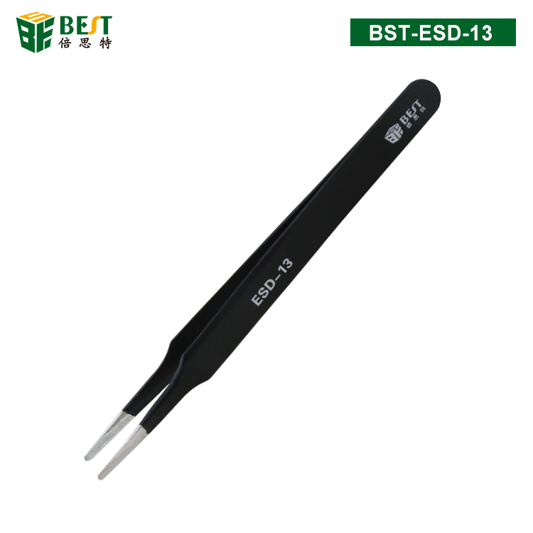 BST-ESD-13 優(yōu)質(zhì)鋼化高級防靜電鑷子