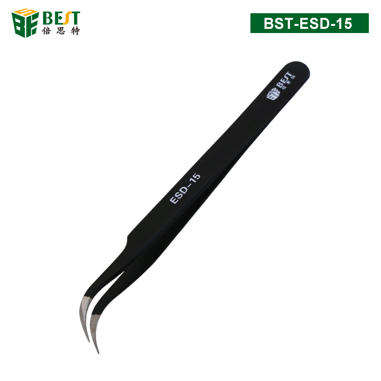 BST-ESD-15 優(yōu)質(zhì)鋼化高級防靜電鑷子