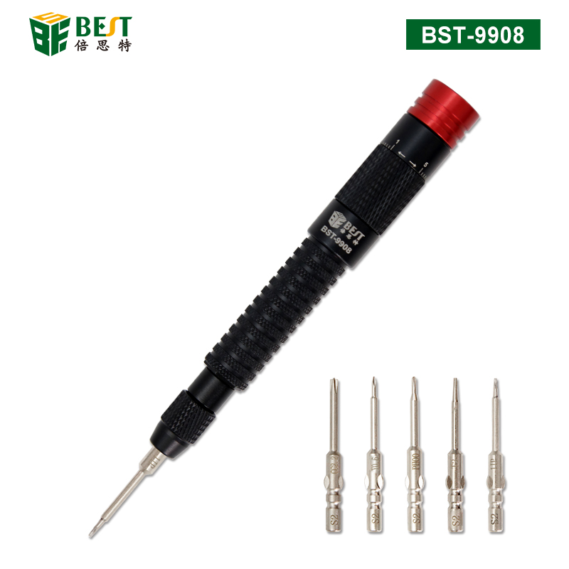 BST-9908 六合一可調扭力螺絲刀套裝 可調扭力式螺絲批